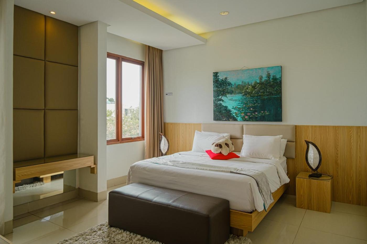 Oyama City View Villa 4 Bedrooms With A Private Swimming Pool 반둥 외부 사진