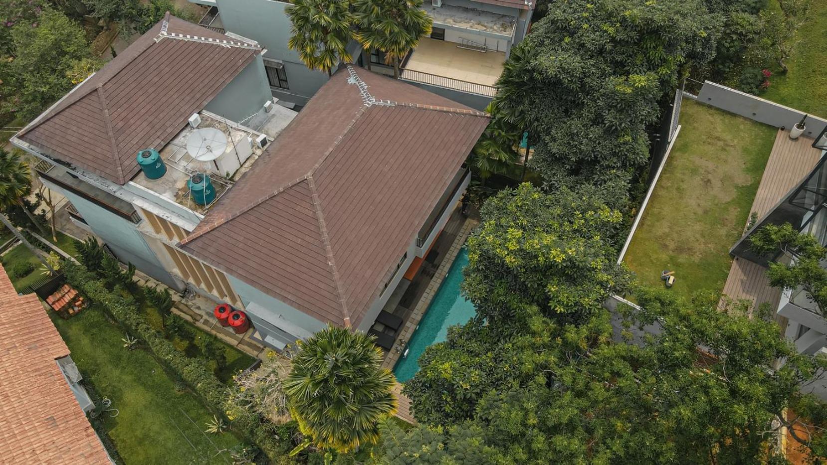 Oyama City View Villa 4 Bedrooms With A Private Swimming Pool 반둥 외부 사진